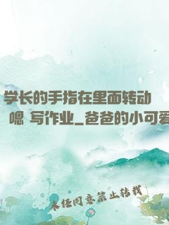 学长的手指在里面转动 嗯 写作业